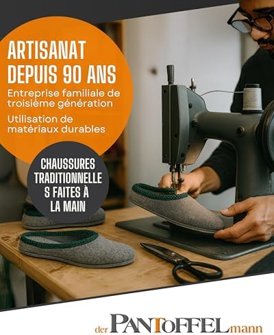 Vue 6 de Pantoufles Dinvite Avec Semelle