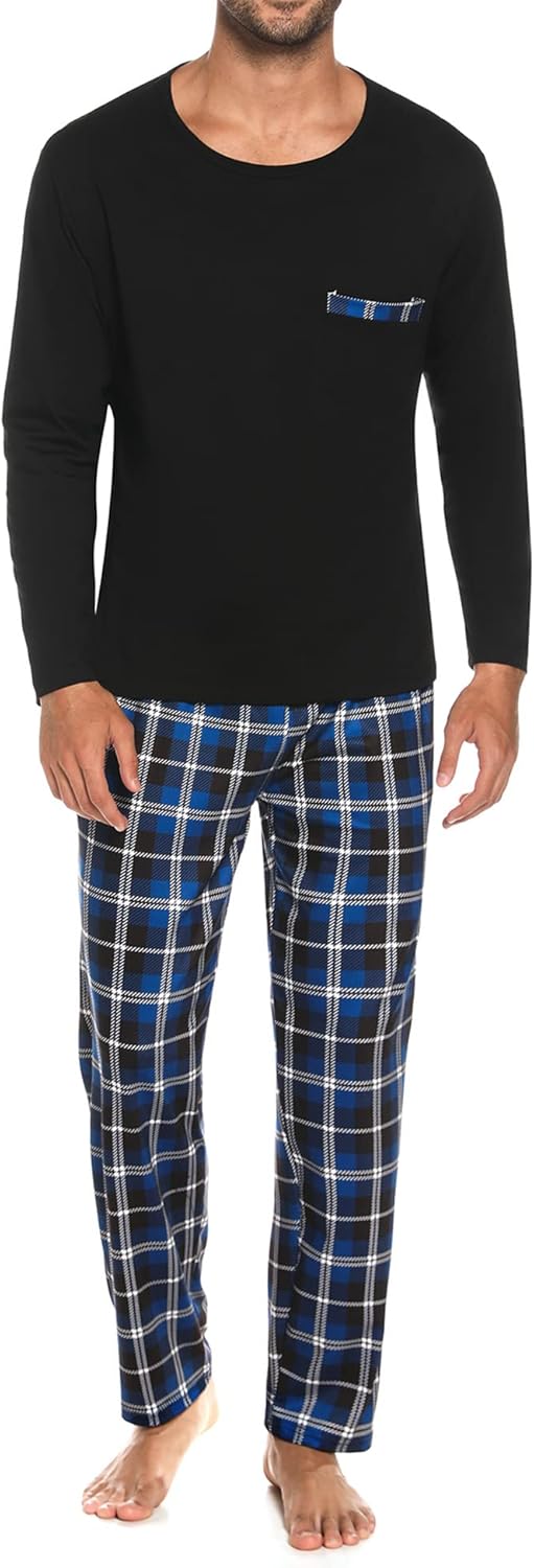 Pyjama Hommes Hiver Ensemble