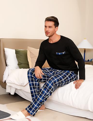 Vue 4 de Pyjama Hommes Hiver Ensemble