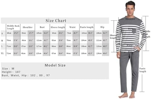 Vue 6 de Pyjama Homme Hiver Ensembles