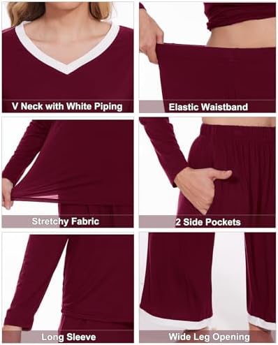 Vue 6 de Pyjama Femme Automne Hiver