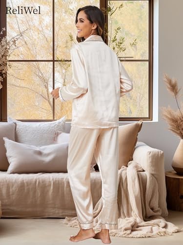 Vue 4 de Pyjama Femme Satin