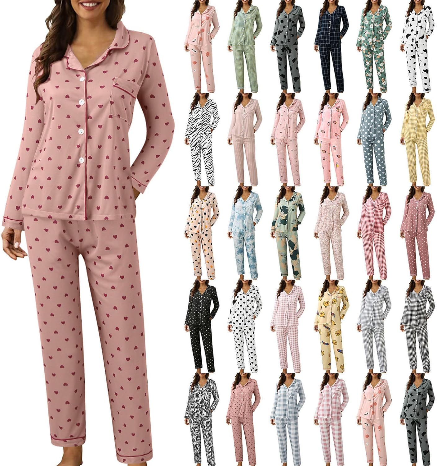 Ensemble Pyjama Femme Manches