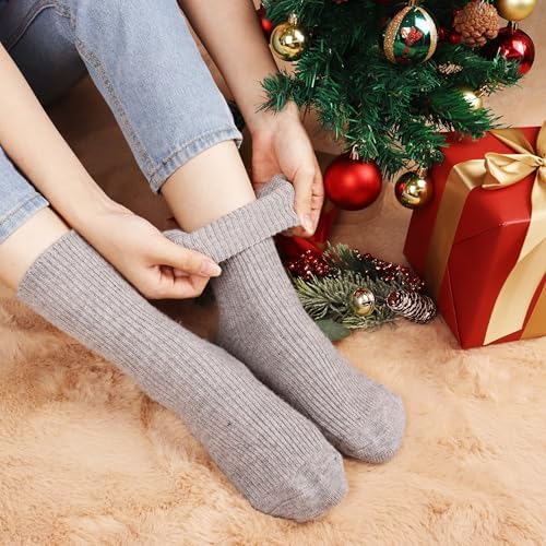 Vue 5 de Paires Chaussettes Cachemire Femme