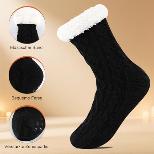 Vue 5 de Chausson Chaussette Homme Antiderapante