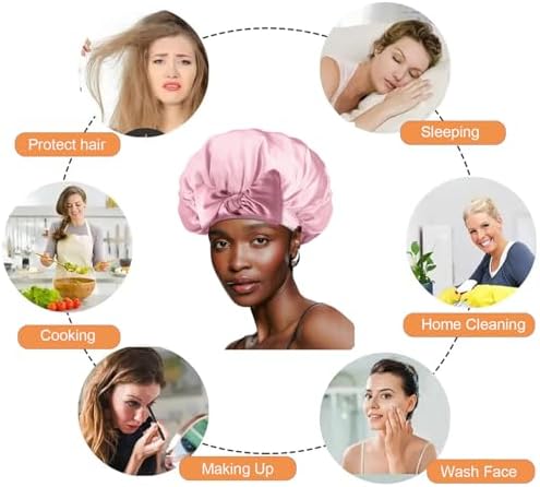 Vue 7 de Bonnet Satin Cheveux Nuitbonnet