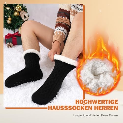 Vue 6 de Chausson Chaussette Homme Antiderapante