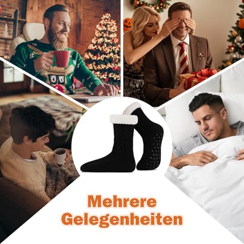 Vue 7 de Chausson Chaussette Homme Antiderapante