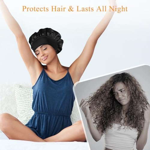 Vue 6 de Pieces Bonnet Satin Cheveux