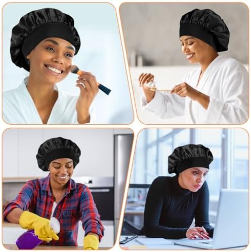 Vue 7 de Pieces Bonnet Satin Cheveux