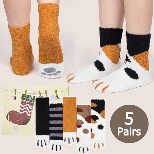 Vue 4 de Chaussettes Moelleuses Femmes Hiver