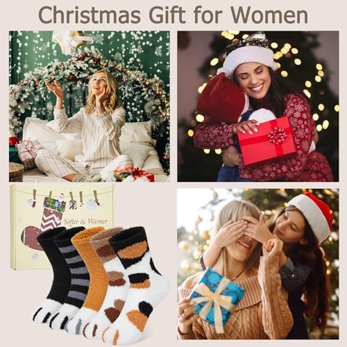 Vue 6 de Chaussettes Moelleuses Femmes Hiver