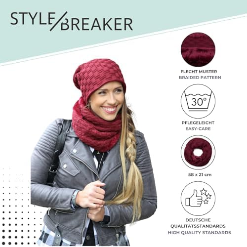 Vue 4 de Echarpe Ronde Mailles