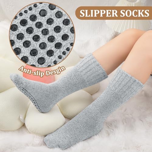 Vue 4 de Chaussettes Antiderapantes Paires Elegant