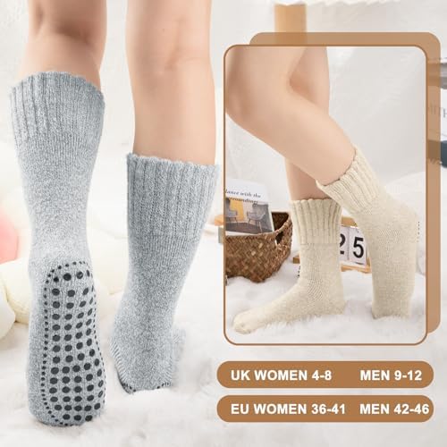 Vue 6 de Chaussettes Antiderapantes Paires Elegant