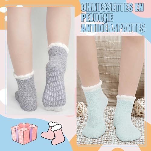 Vue 4 de Chaussettes Hiver Antiderapantes Pour
