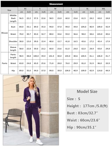 Vue 6 de Survetement Femme Velours Ensembles