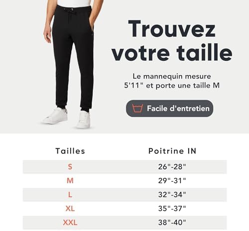 Vue 5 de Slim Pantalon De Jogging