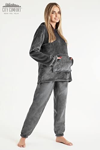 Vue 4 de Pyjama Femme Hiver Polaire