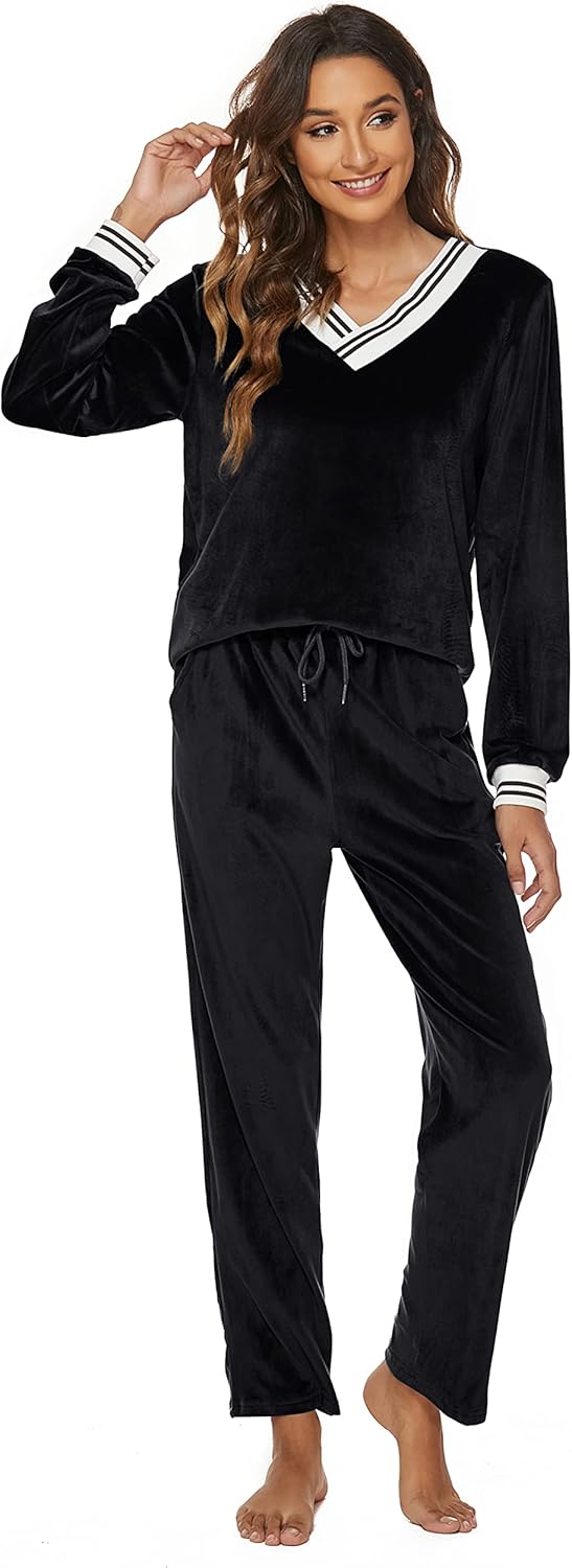 Velours Survetements Femme Ensemble