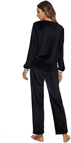 Vue 5 de Velours Survetements Femme Ensemble