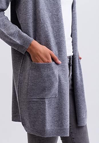 Vue 5 de Pull Cardigan Long Pour