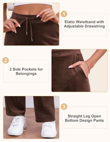 Vue 5 de Pantalon En Velours Pour