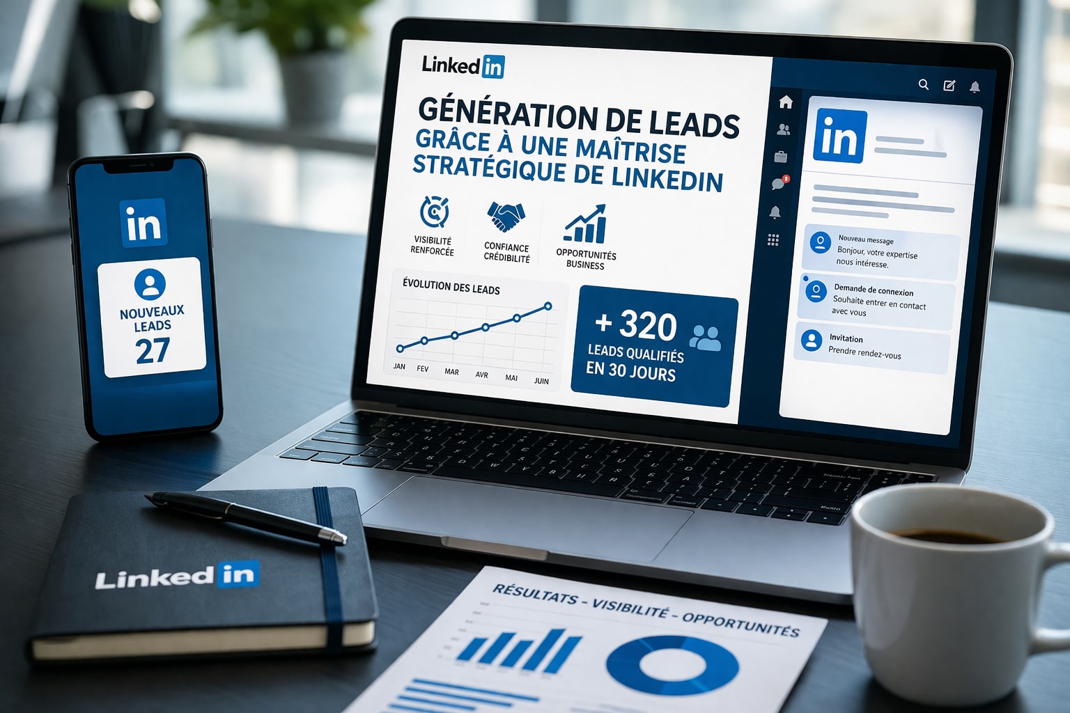 Génération de leads sur LinkedIn : un enjeu stratégique pour les dirigeants