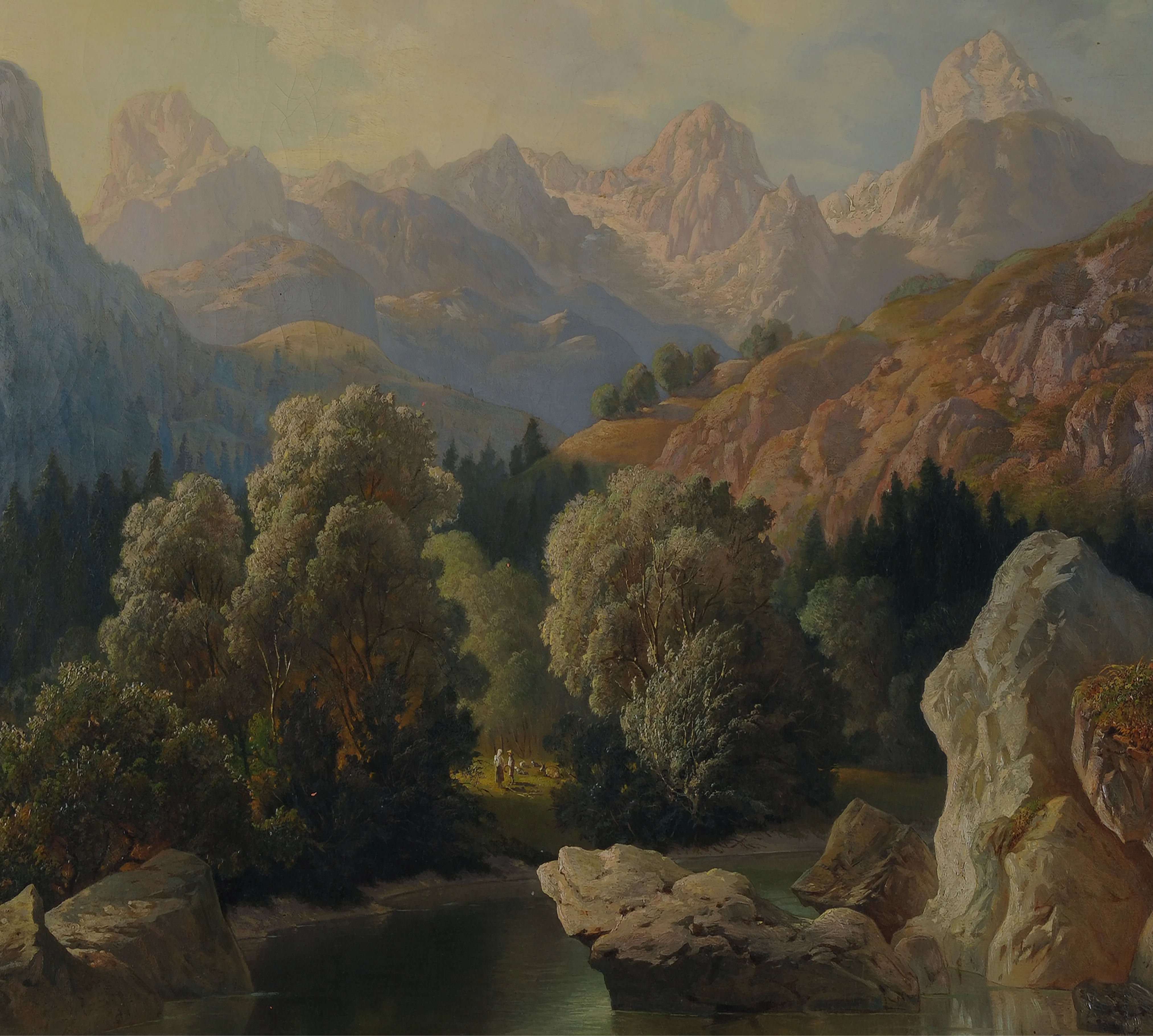 Abstract wave pattern background