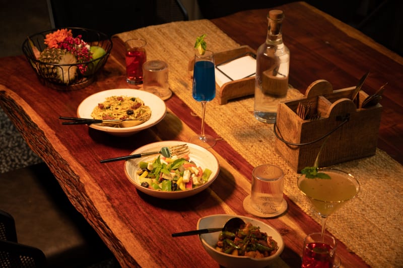 Gourmet luxury dining presentation plate