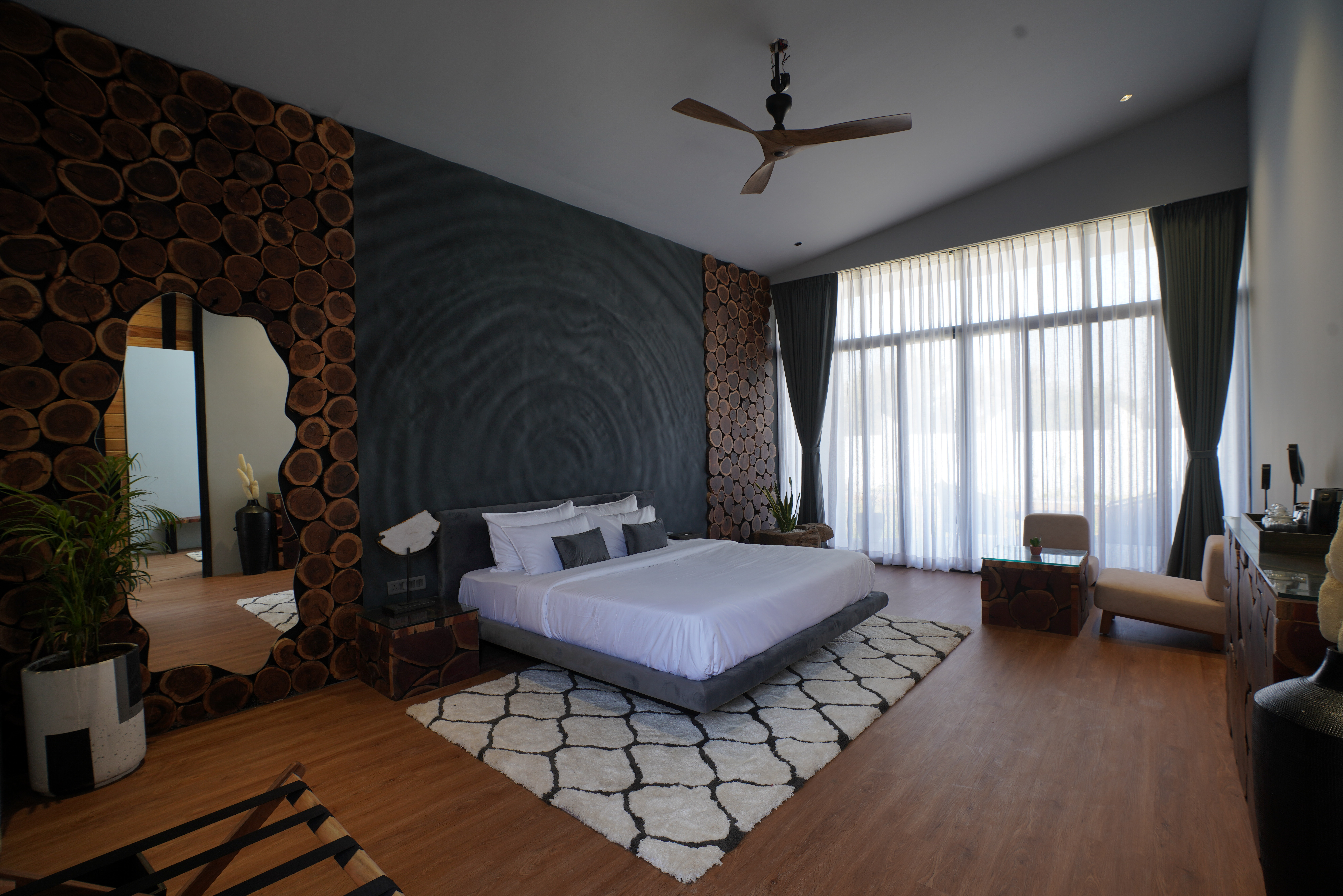 Wood Logs Room