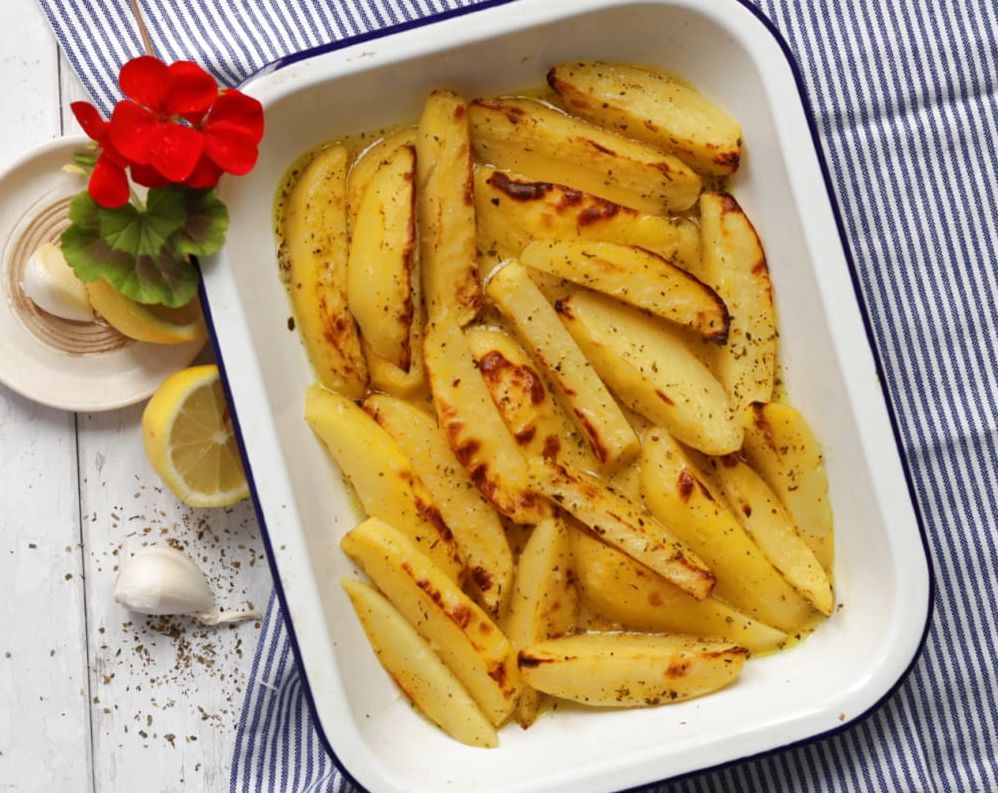 Greek Lemon Potatoes