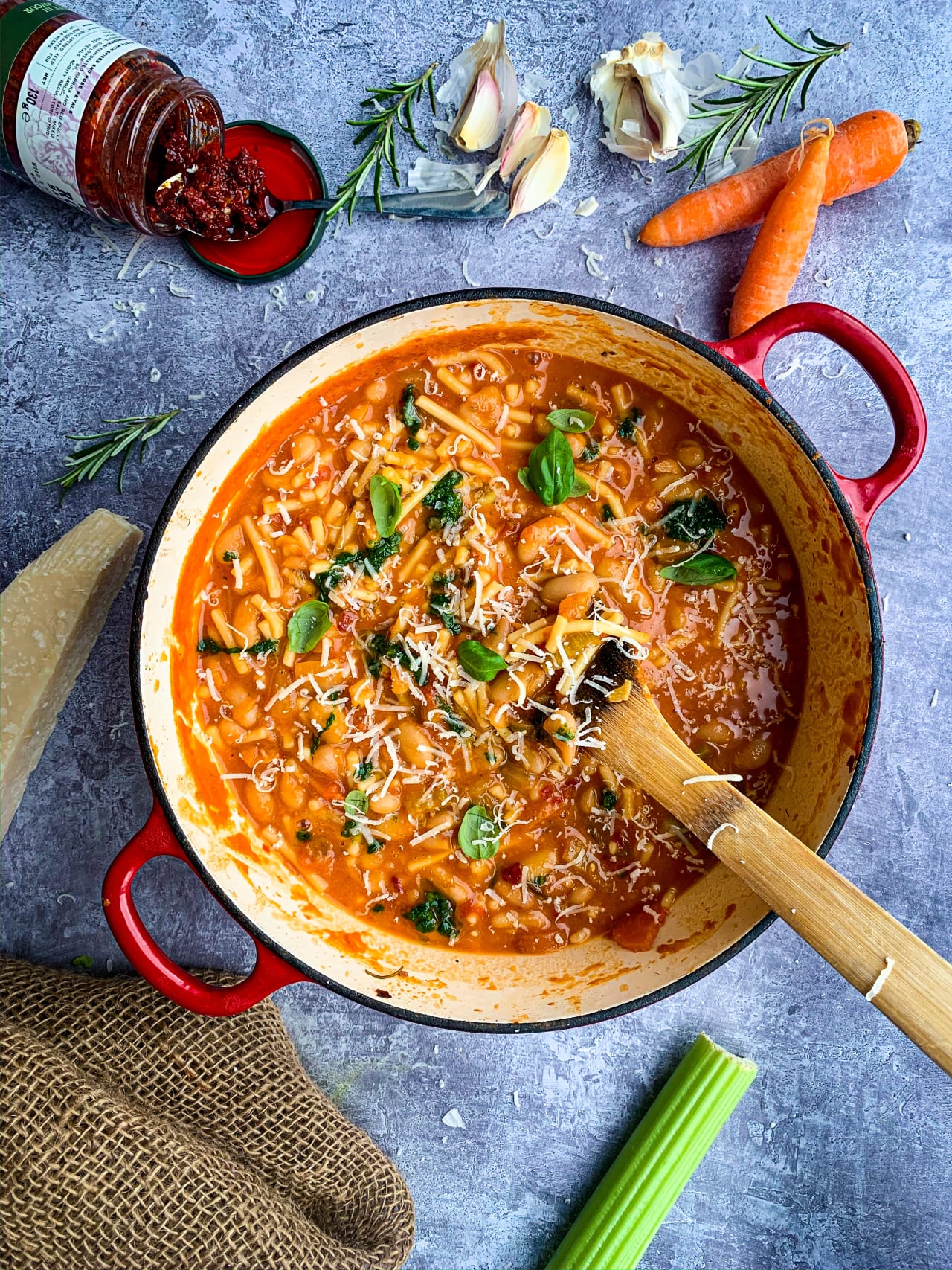 Bean and Pasta Soup