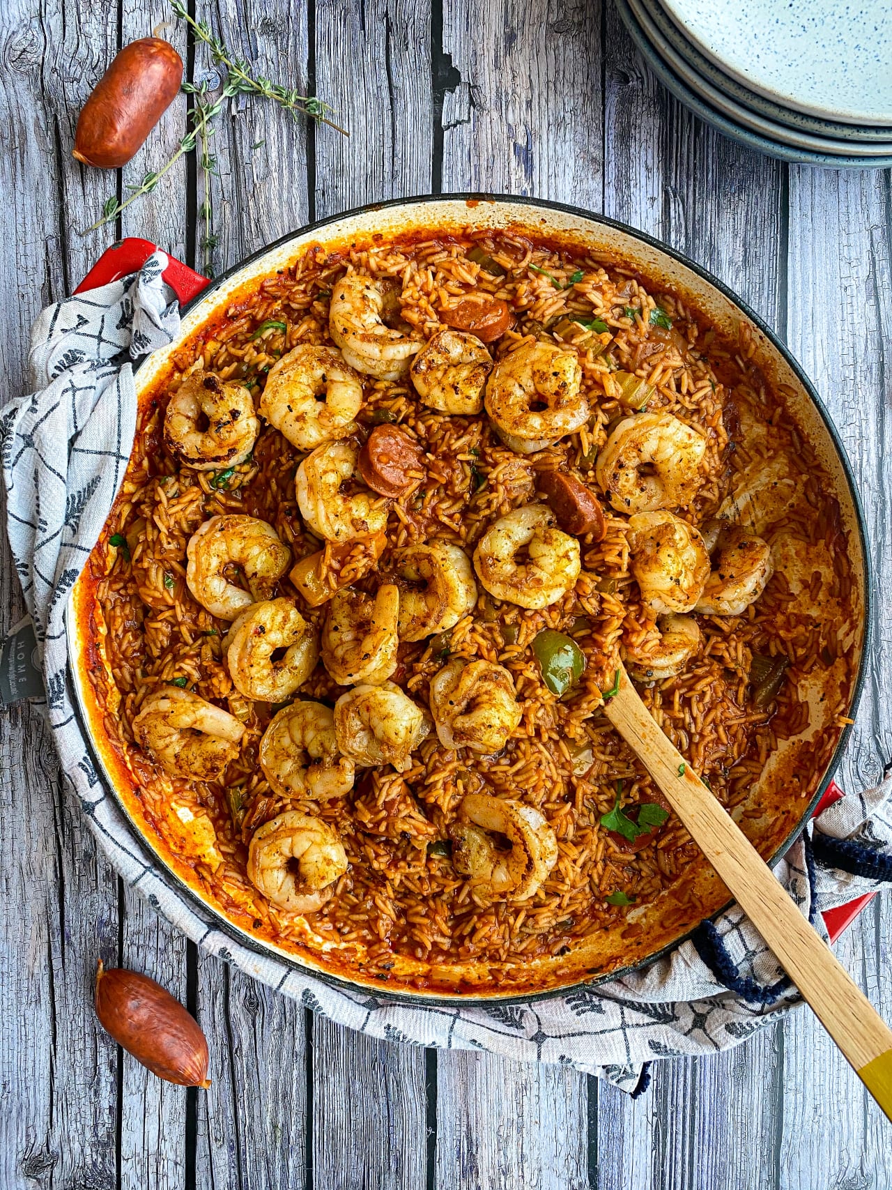 Spicy King Prawn & Chorizo Jambalaya
