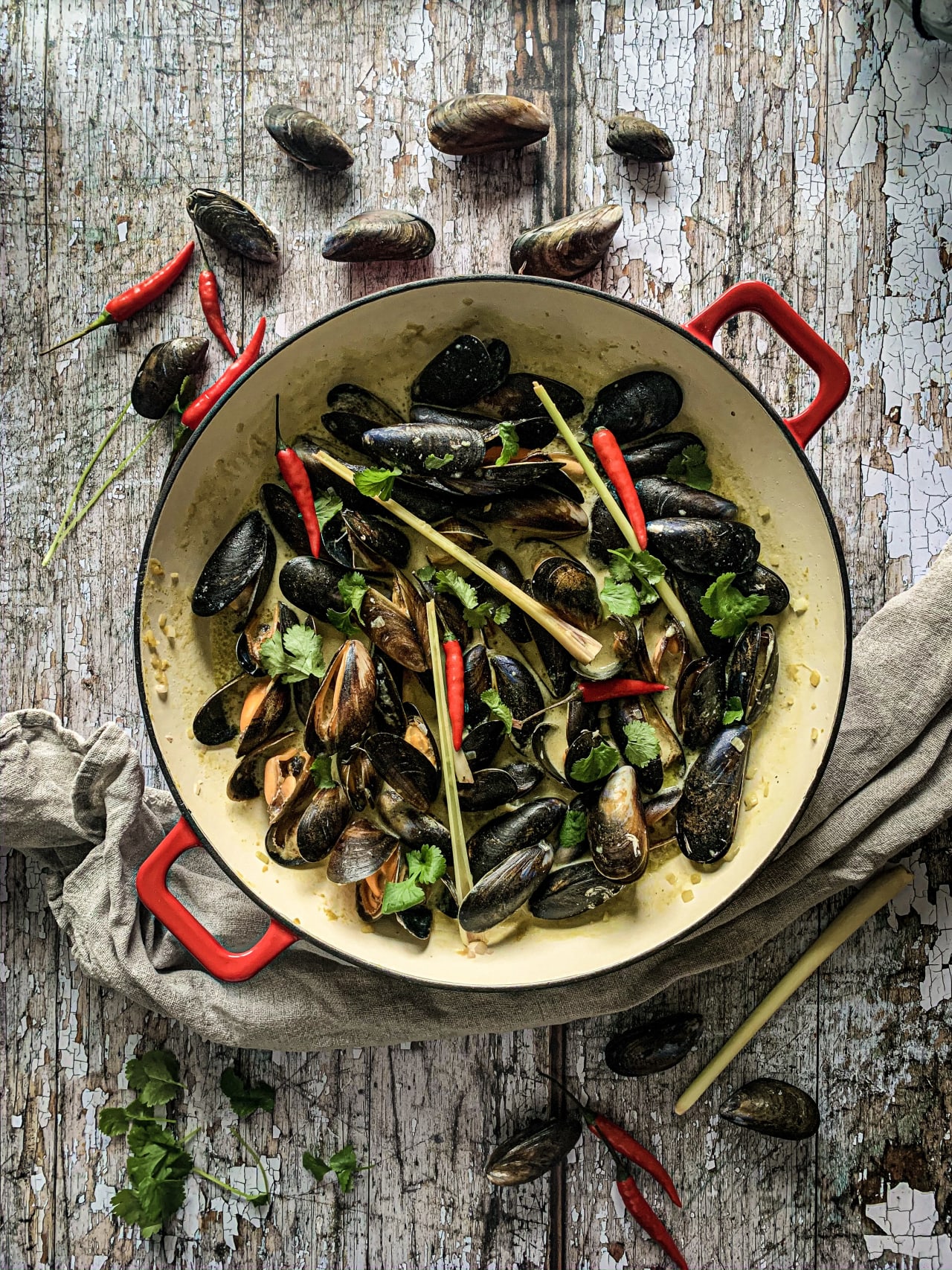 Thai Green Curry Mussels