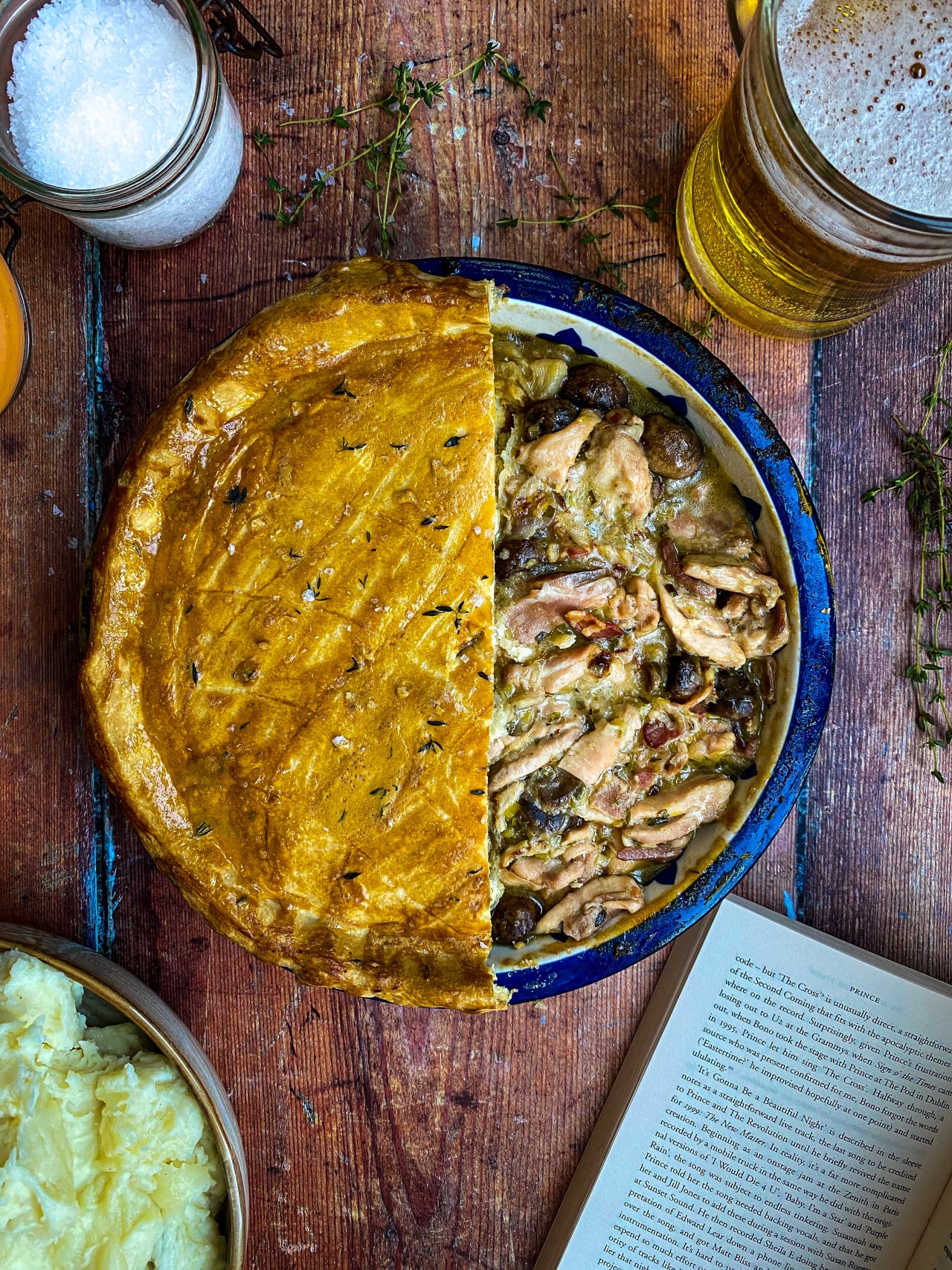 Chicken & Mushroom Pie