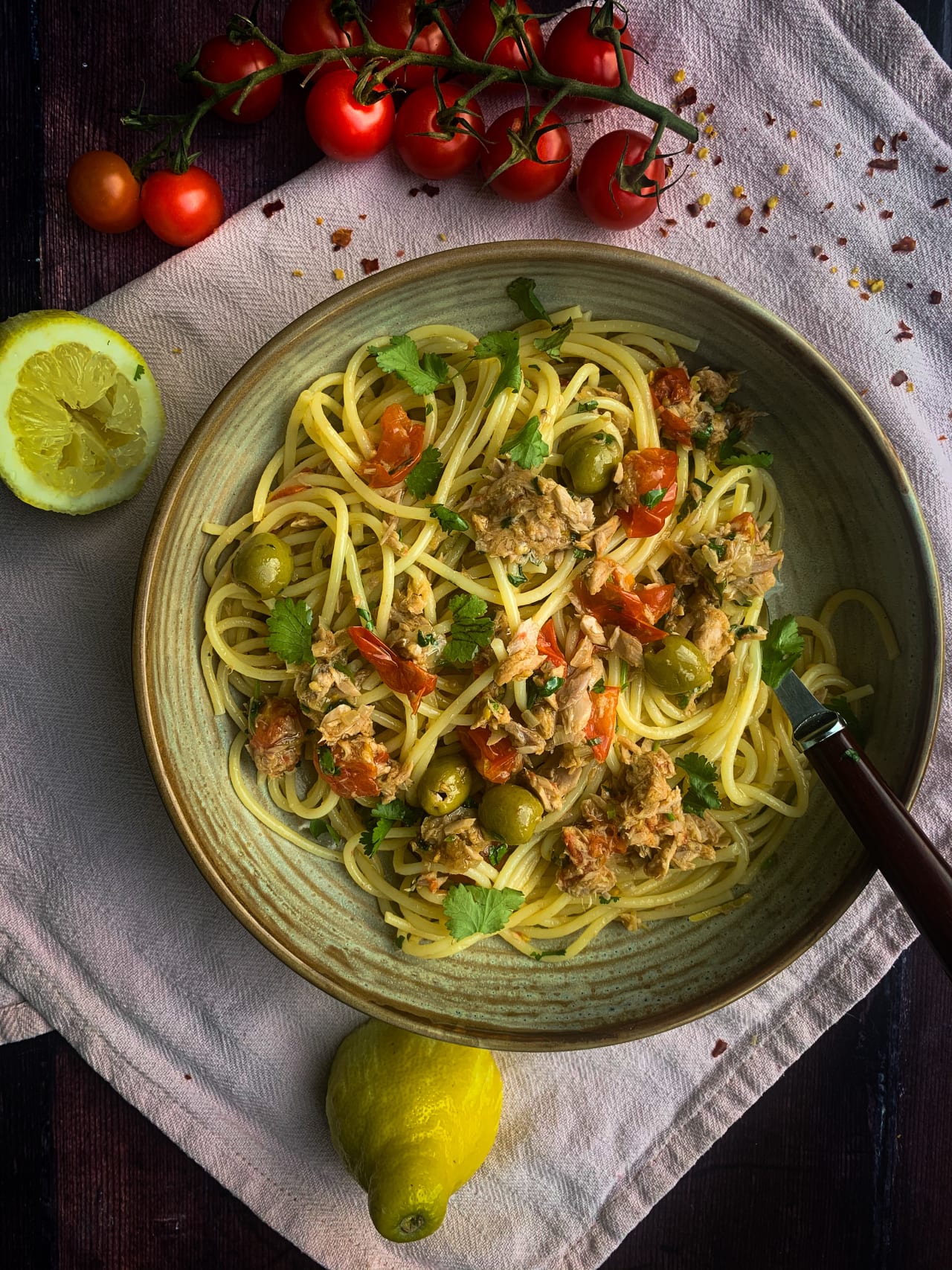 Lemon Tuna Pasta