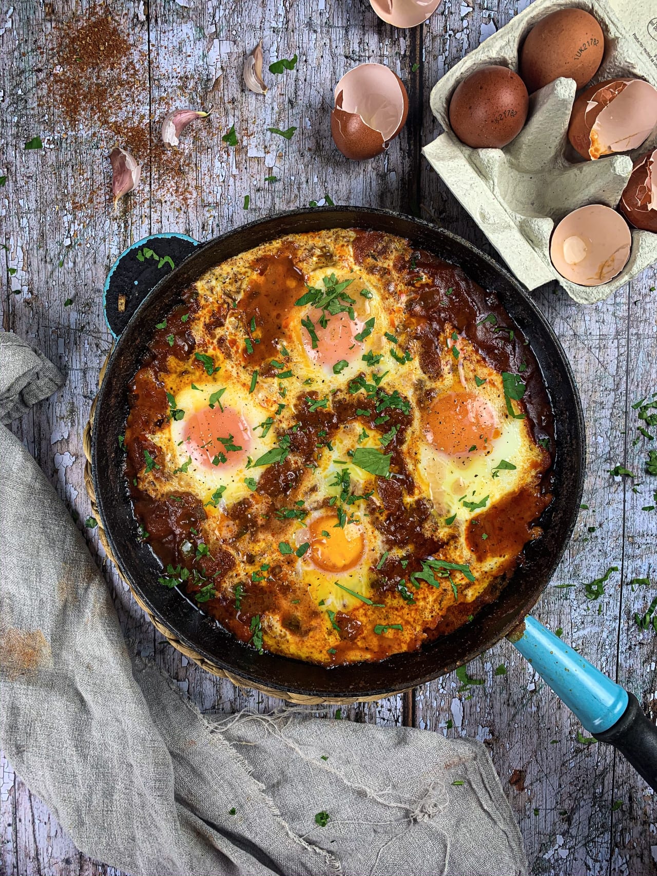 Spanish Baked Eggs