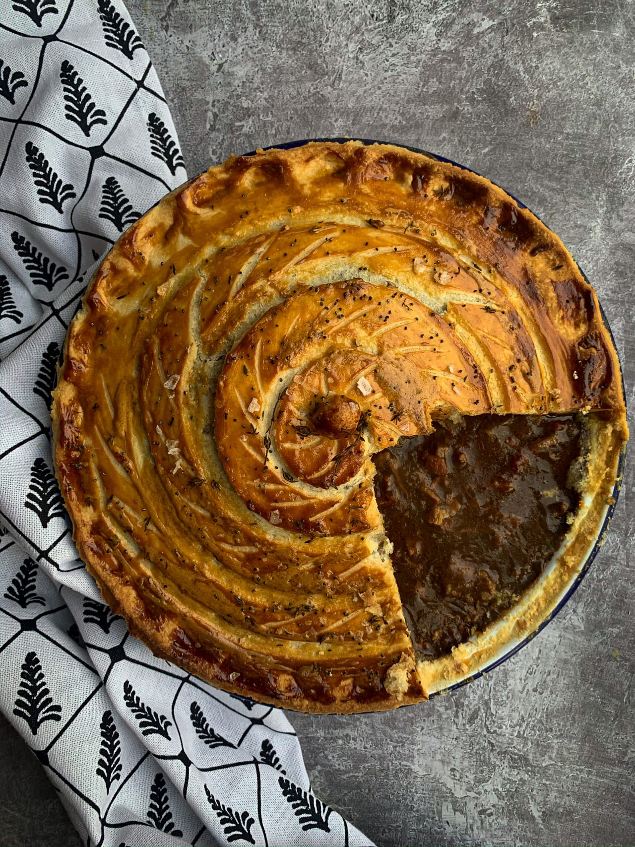 Beef & Guinness Pie