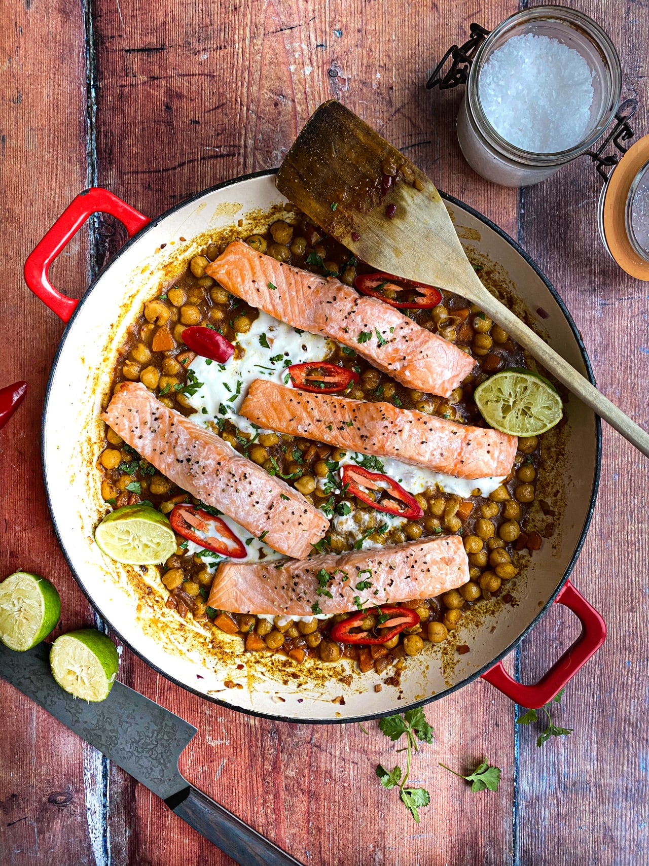 Salmon & Chickpea Curry