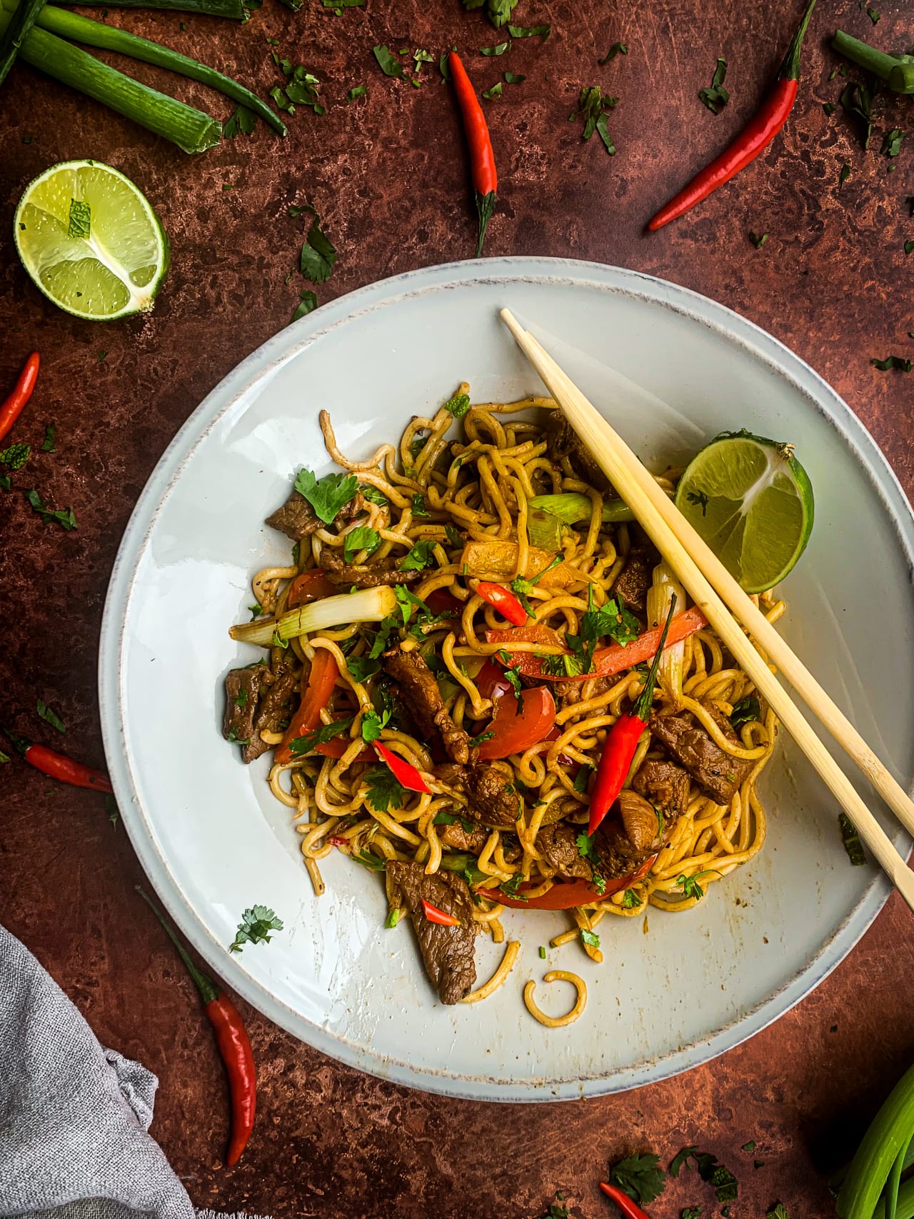 Lamb Stirfry Noodles