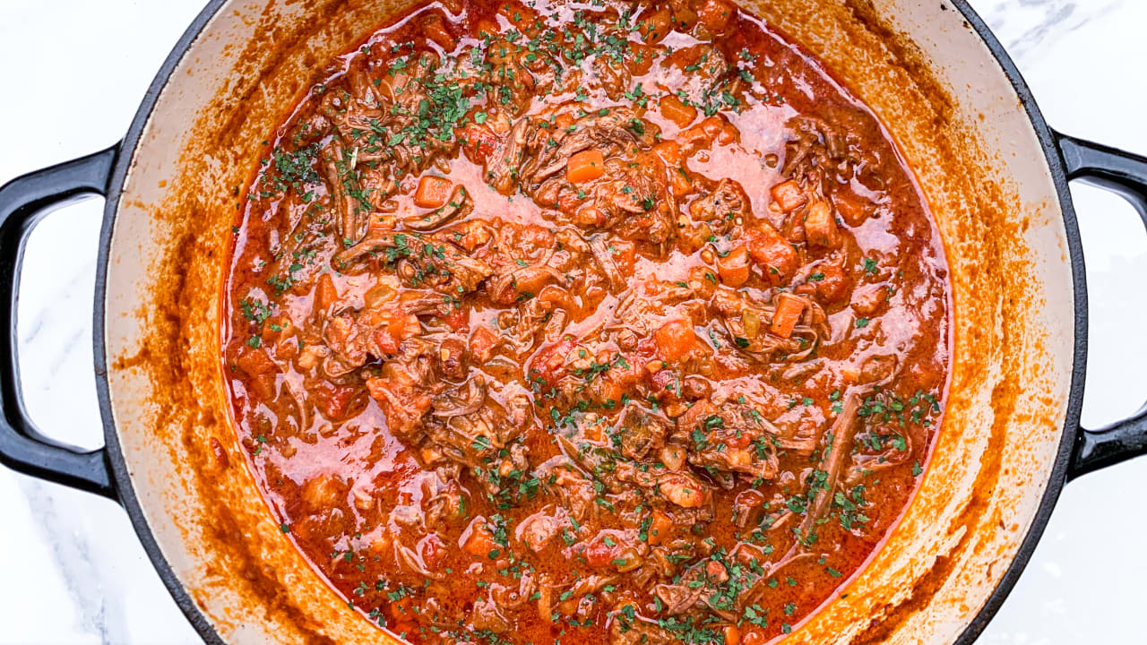 Making the perfect slow-cooked brisket ragù