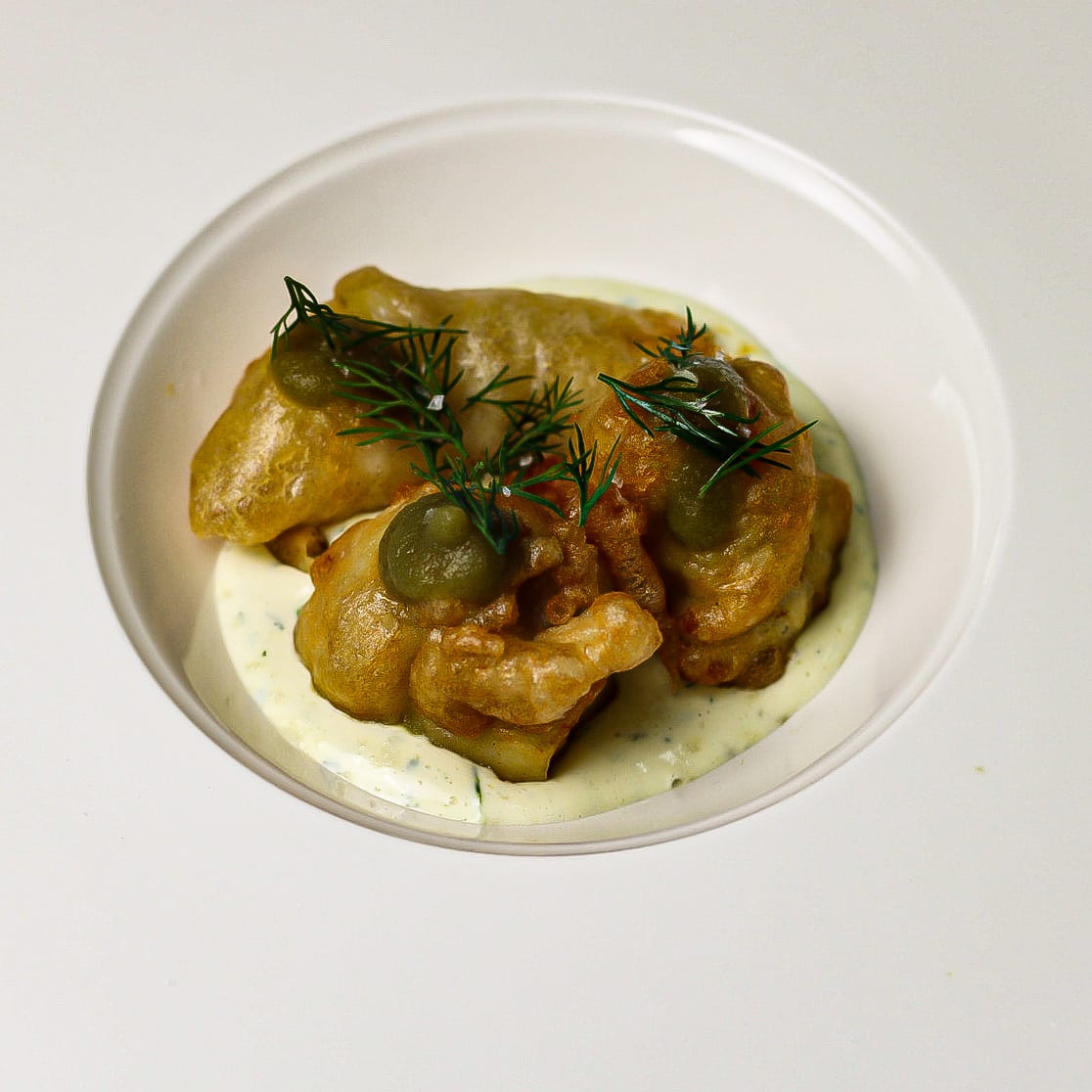 Beer Battered Monkfish Scampi