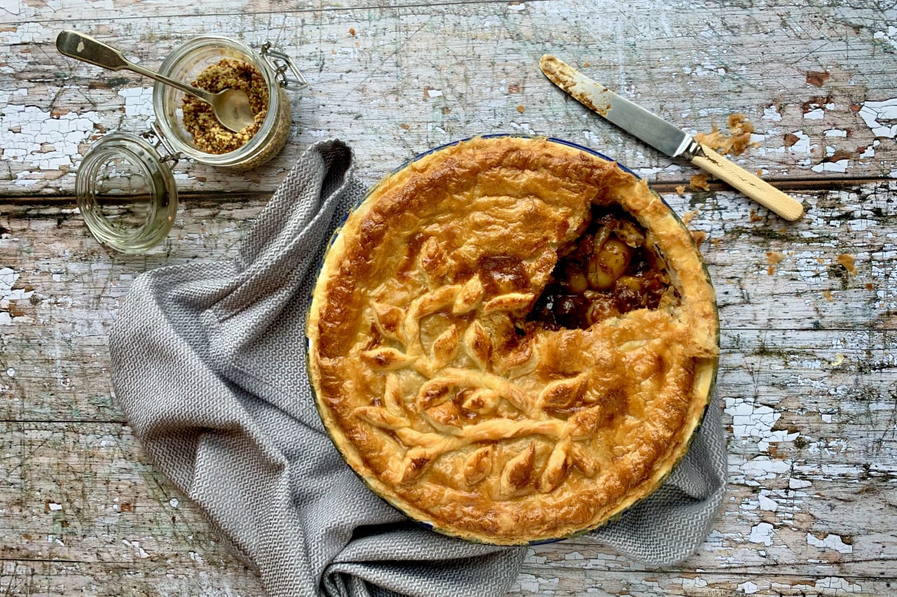 Beef Mushroom and Ale Pie