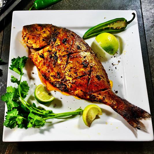 Tandoori Style Gilthead Bream!