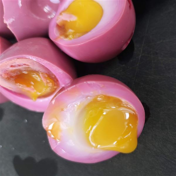 Spiced Pink Eggs