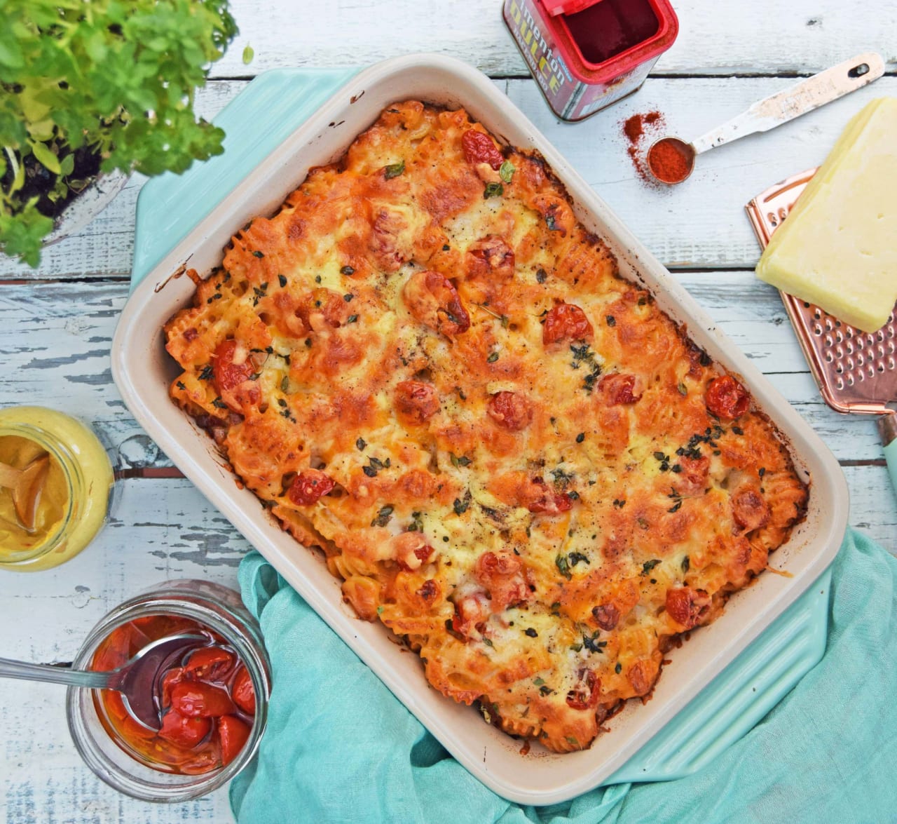 3 cheese Mac 'n' Cheese with Smoked Bacon