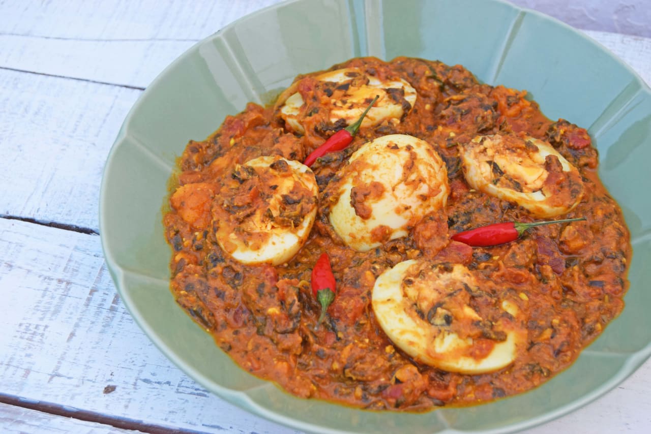 Sweet Potato and Egg Curry