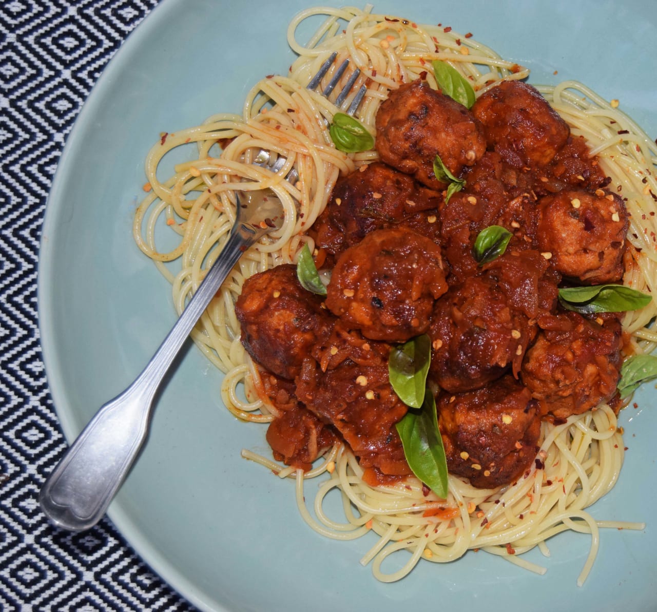Spicy Chicken and Turkey Meatballs