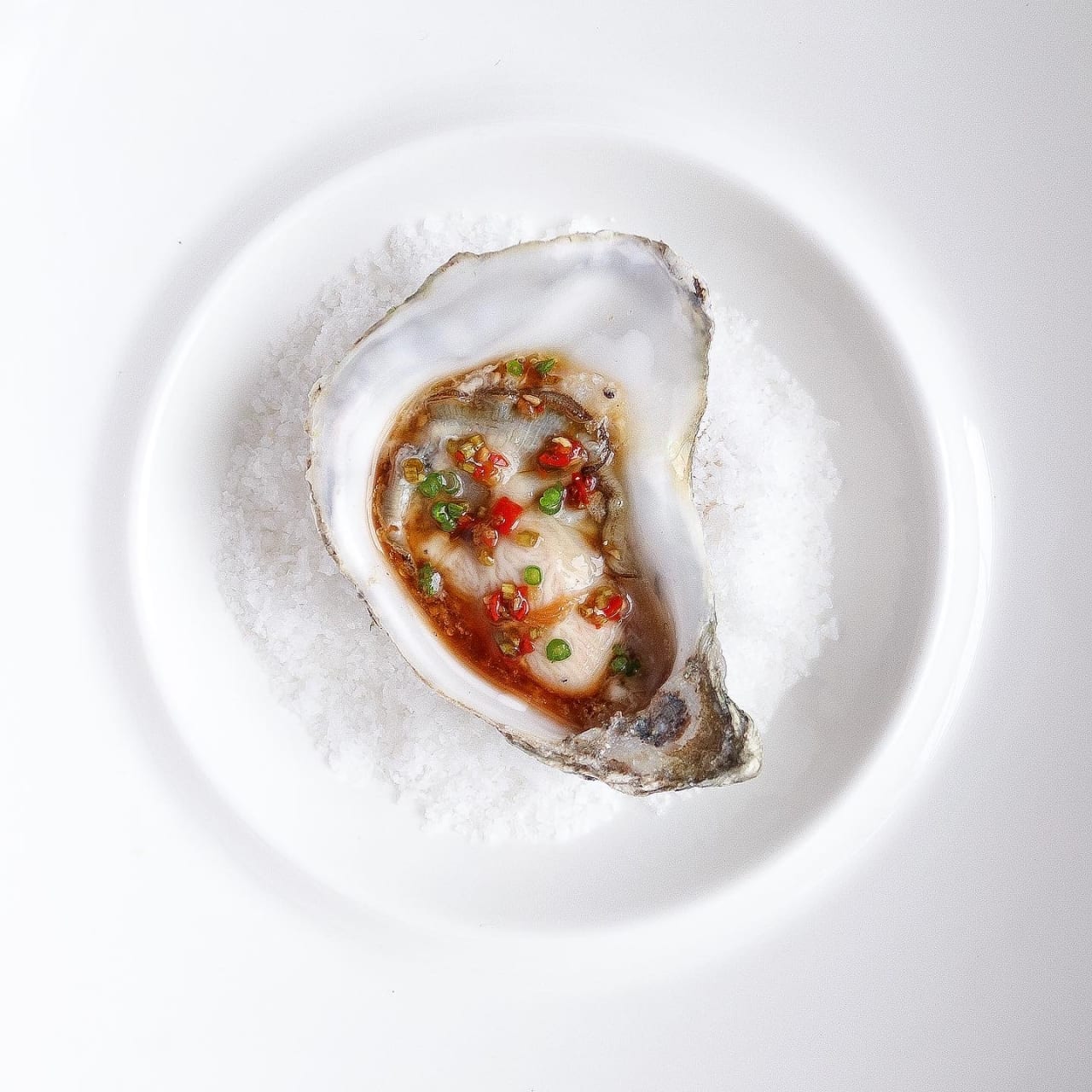 Lindisfarne Oysters with Asian Dressing